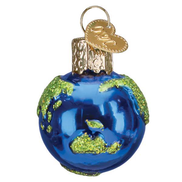 Ornament - Blown Glass - Mini Planet Earth