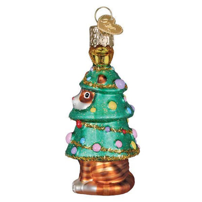 Ornament - Blown Glass - Meowmas Tree