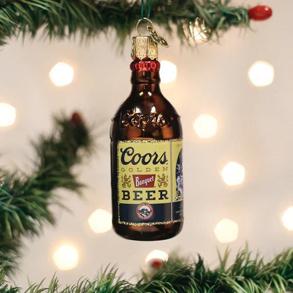 Ornament - Blown Glass - Coors Banquet Bottle