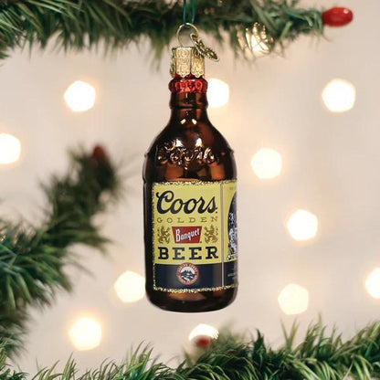 Ornament - Blown Glass - Coors Banquet Bottle