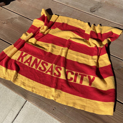 Little Blanket - KANSAS CITY - Red on Yellow