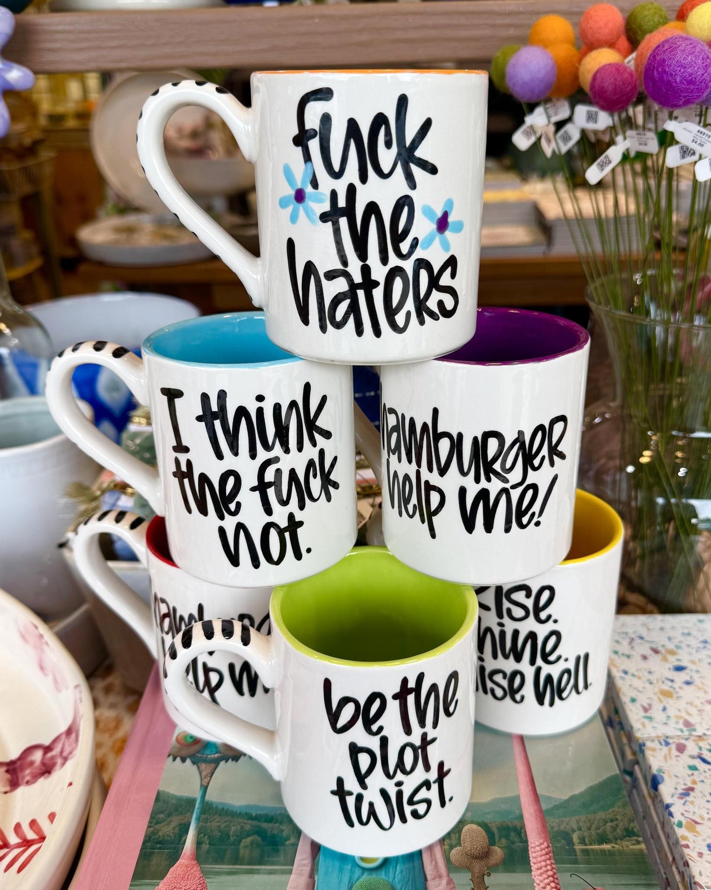 Mug - Playful Quotes - Ceramic - Signed