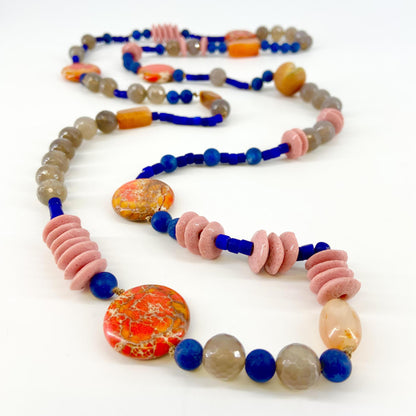 Necklace - Disks & Orbs & A Druzy