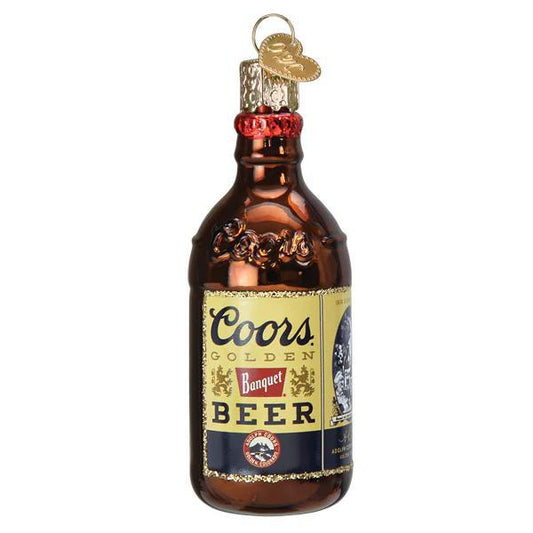 Ornament - Blown Glass - Coors Banquet Bottle