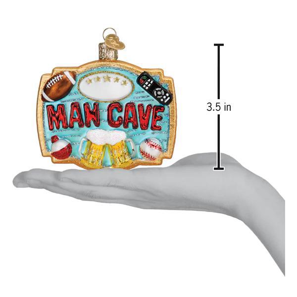 Ornament - Blown Glass - Man Cave