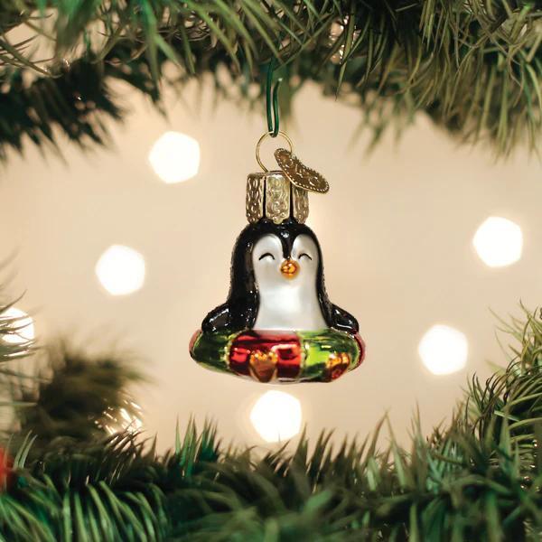Ornament - Blown Glass - Mini Penguin