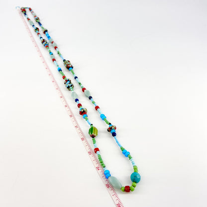 Necklace - Pops Of Red