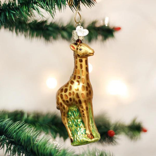 Ornament - Blown Glass - Baby Giraffe