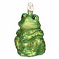 Ornament - Blown Glass - Sitting Frog