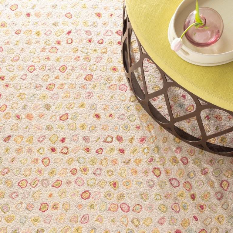 Rug - Micro Hooked Wool - Cat's Paw Pastel