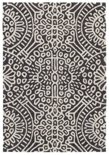 Rug - Micro Hooked Wool - Temple Charcoal