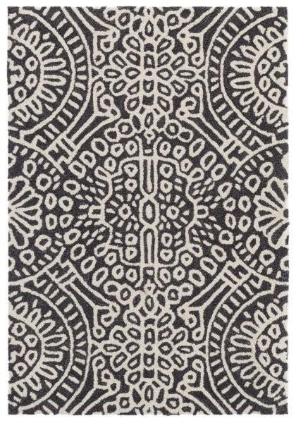 Rug - Micro Hooked Wool - Temple Charcoal