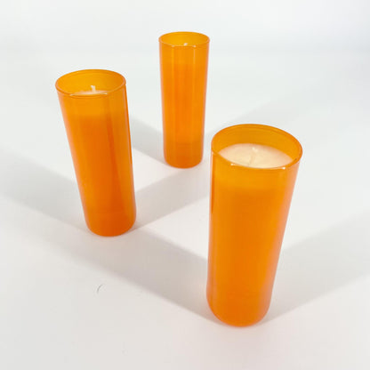 Candle - Pumpkin Spice in Orange Glass - 2oz