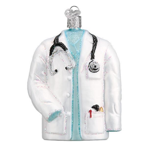 Ornament - Blown Glass - Doctor's Coat