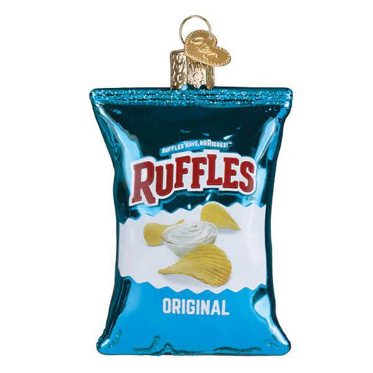 Ornament - Blown Glass - Ruffles Original Chips
