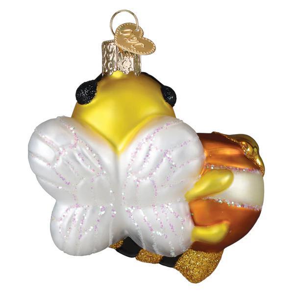 Ornament - Blown Glass - Bee Sweet