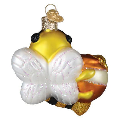 Ornament - Blown Glass - Bee Sweet