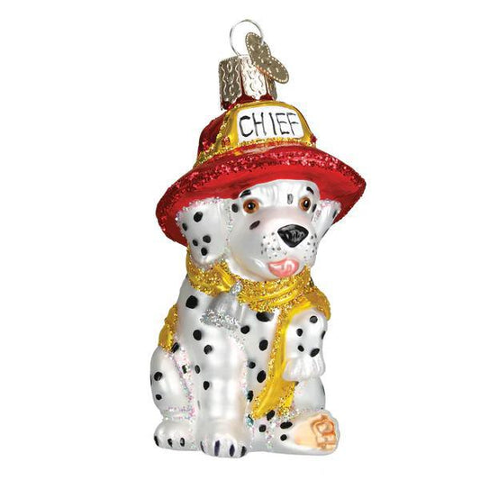 Ornament - Blown Glass - Dalmatian Pup