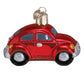 Ornament - Blown Glass - Red Buggy