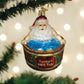 Ornament - Blown Glass - Santa's Hot Tub