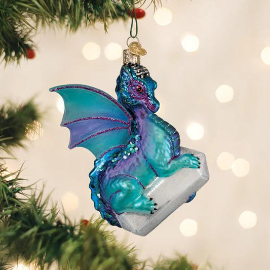 Ornament - Blown Glass - Celestial Dragon