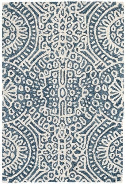 Rug - Micro Hooked Wool - Temple Ink