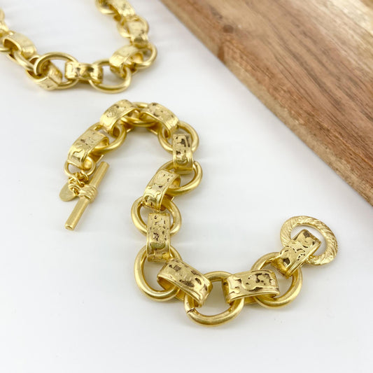 Bracelet - Baroque Link - Gold