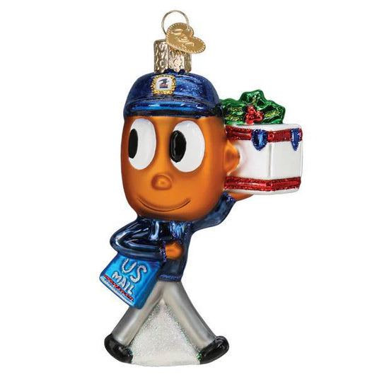 Ornament - Blown Glass - USPS Mr. Zip