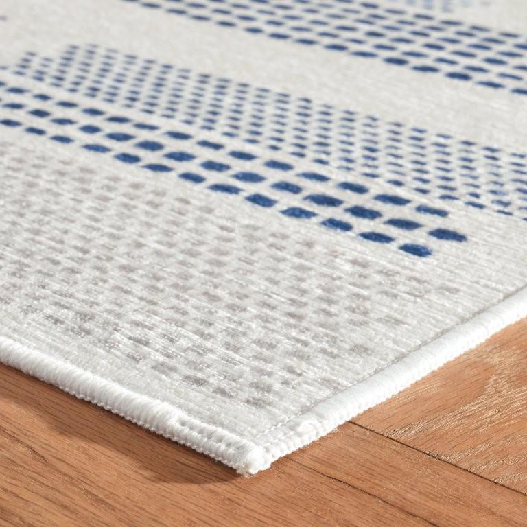 Rug - Machine-Washable - Tread Lightly Navy