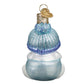 Ornament - Blown Glass - Snow Baby Boy