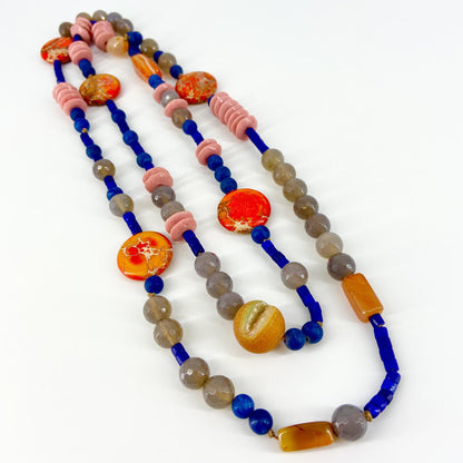 Necklace - Disks & Orbs & A Druzy