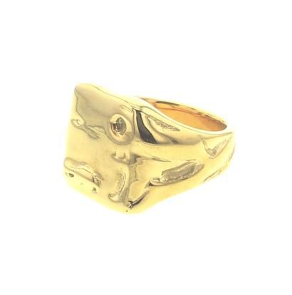 Ring - Waterproof Gold On Stainless Steel - "Addison"