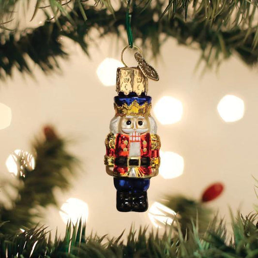Ornament - Blown Glass - Mini Nutcracker Soldier