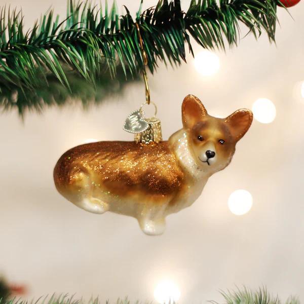 Ornament - Blown Glass - Pembroke Welsh Corgi