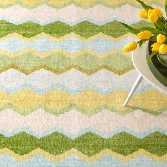 Rug - Machine-Washable - Safety Net Green