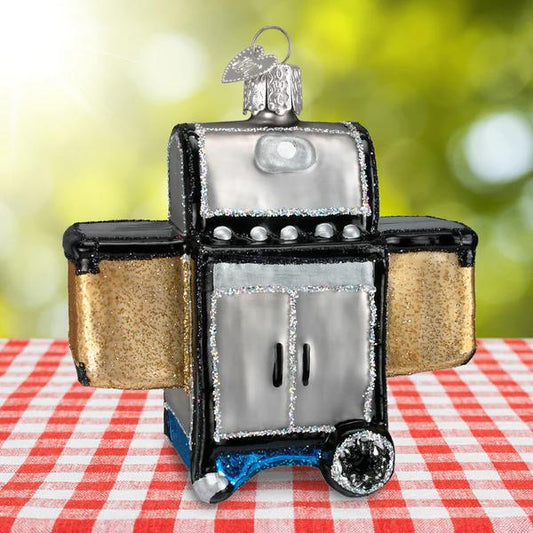 Ornament - Blown Glass - Barbecue