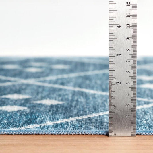 Rug - Machine-Washable - Kota Indigo