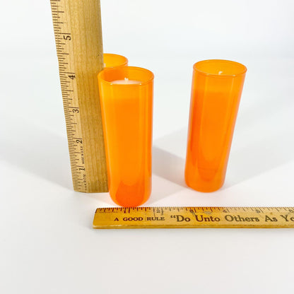 Candle - Pumpkin Spice in Orange Glass - 2oz