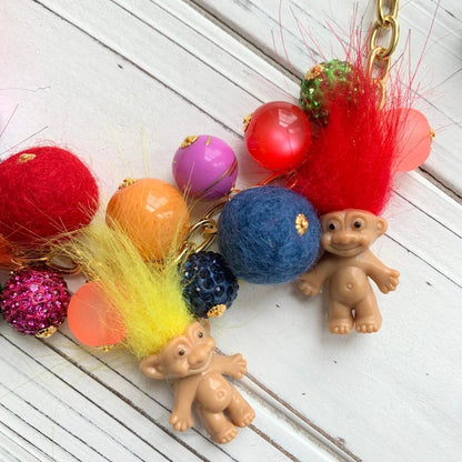 Necklace - Colorful Troll Dolls