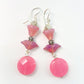 Earrings - Vintage Bead Originals - Pinks