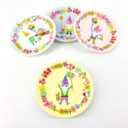 Plate/Coaster - Celebrate - Melamine - 4" - Pink