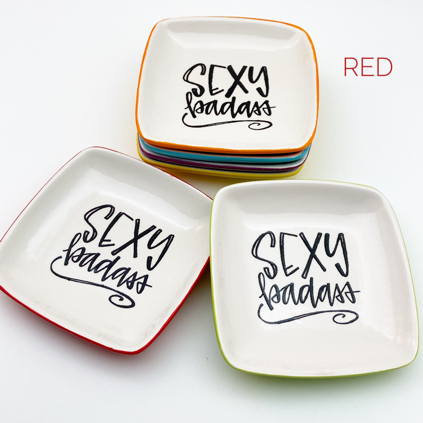 Tray - "Sexy Badass" - Square