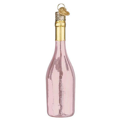 Ornament - Blown Glass - Rose Wine
