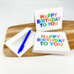 Card Set - Happy Birthday To You - Pack of 10 - Printed