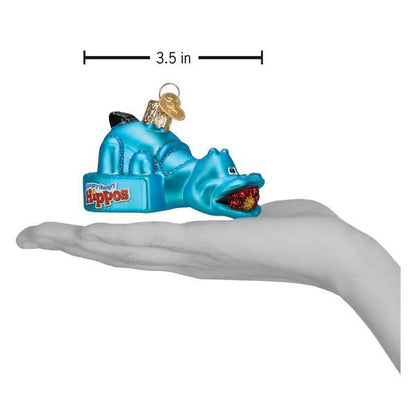Ornament - Blown Glass - Hungry Hungry Hippos