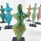 Sculpture - "Chick-o-Stick" - Female Form - Green/Teal