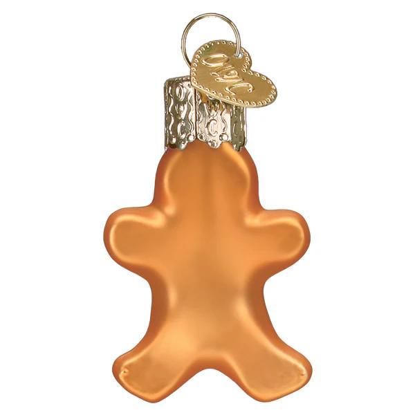 Ornament - Blown Glass - Mini Gingerbread Man