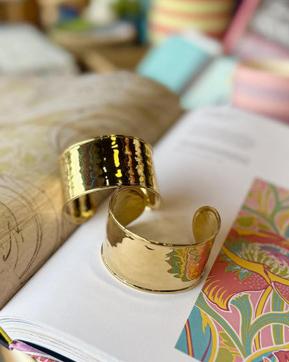 Cuff Bracelet - Cairo Sunset - Waterproof Gold