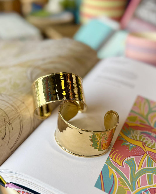 Cuff Bracelet - Cairo Sunset - Waterproof Gold