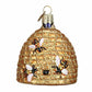 Ornament - Blown Glass - Bee Skep